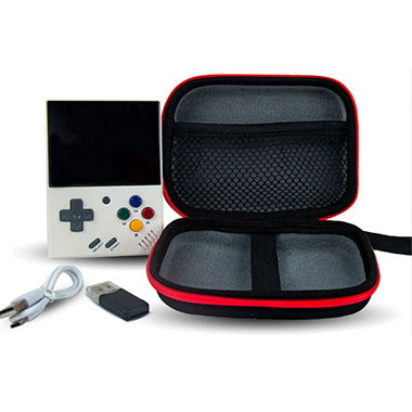 Pocket game console storage