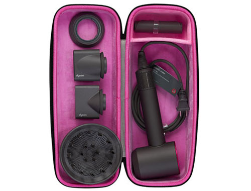 Hair dryer storage case