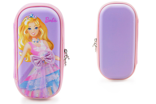 storage case with barbie design